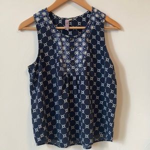 Tank top blouse